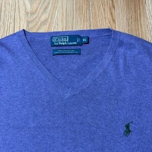 Polo by Ralph Lauren Men's Purple Sweater